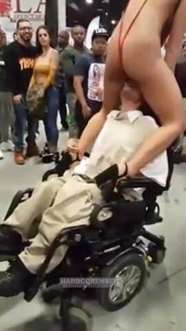 Rides a disabled fan