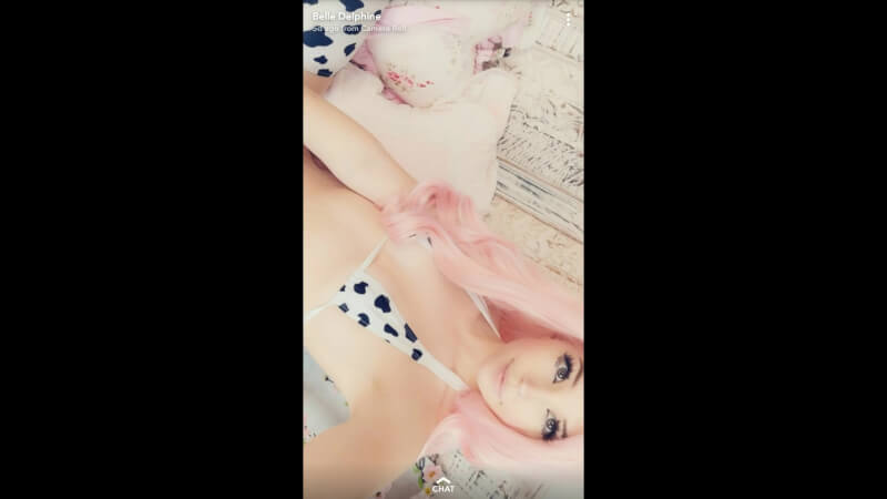 Belle Delphine Lewd Cow Girl Private Snapchat Video