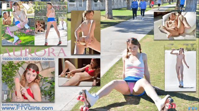 Roller Skating Teen – Aurora Belle FTV