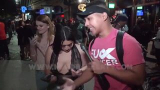 NerdBallerTV – Flashing tits for breast awareness