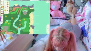 Indigo White playing Animal Crossing